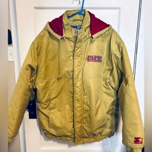 STARTER Gold Jacket with Red Details